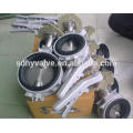 demo butterfly valve with cast iron body